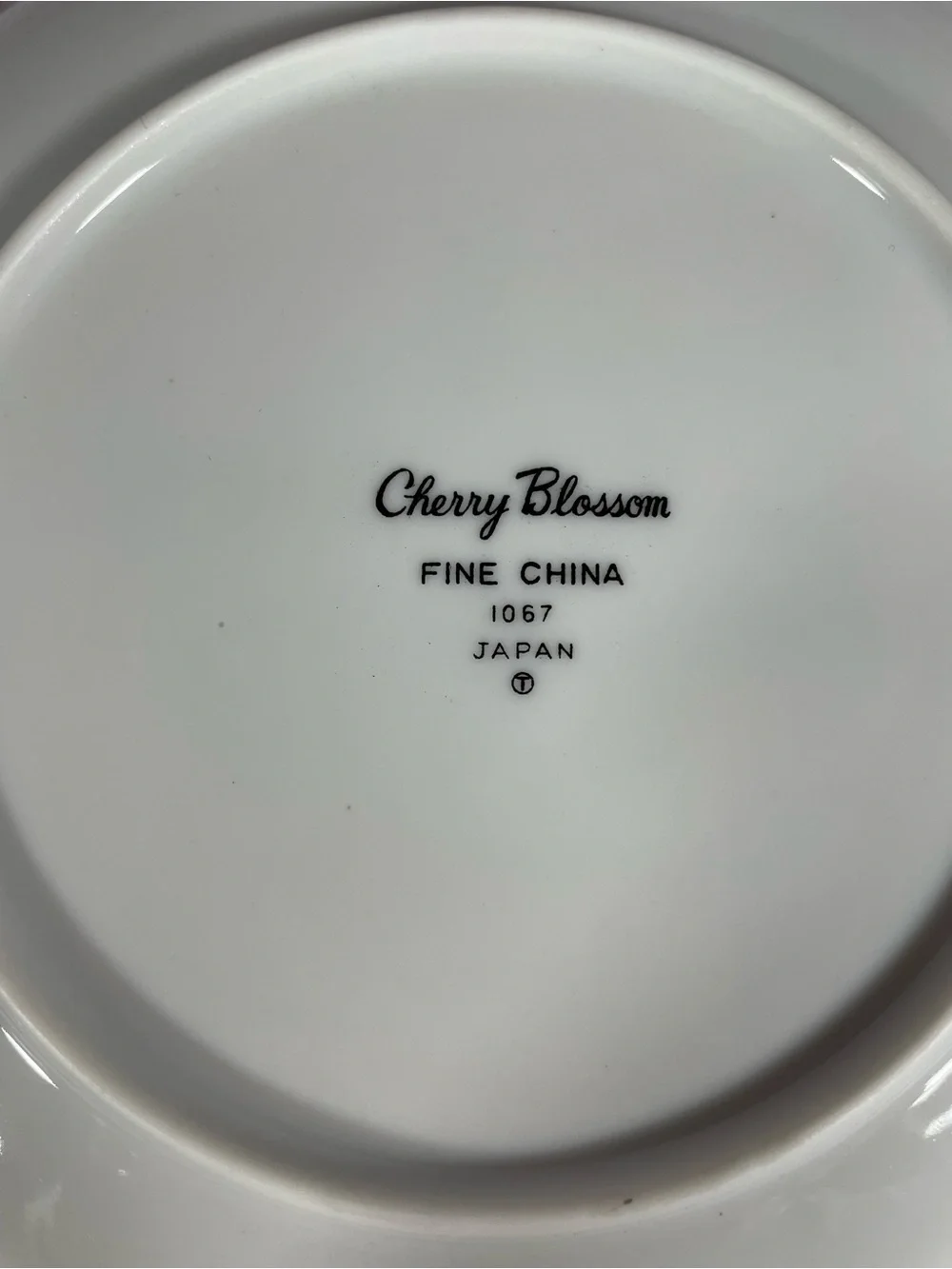 Vintage Cherry Blossom 1067 Fine China Bread and Butter Plate Japan